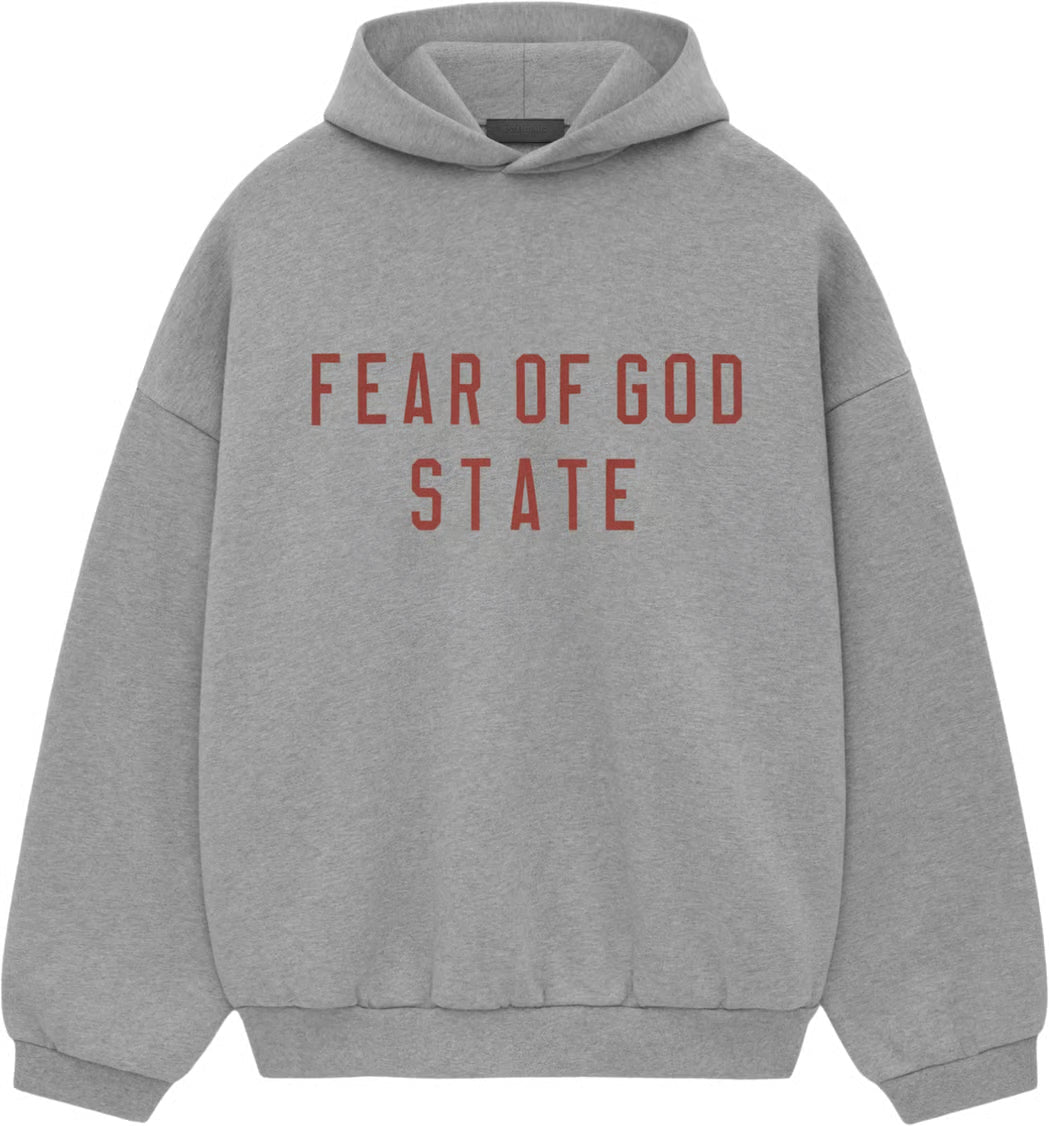 Fear of God Essentials State Set – Heather Grey | Hoodie & Jogger – productfoto 5