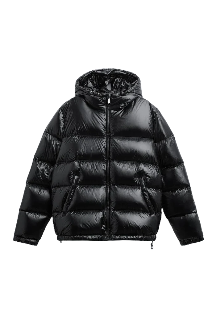 Puffer – Jas by Laceup Fashion – Zwart