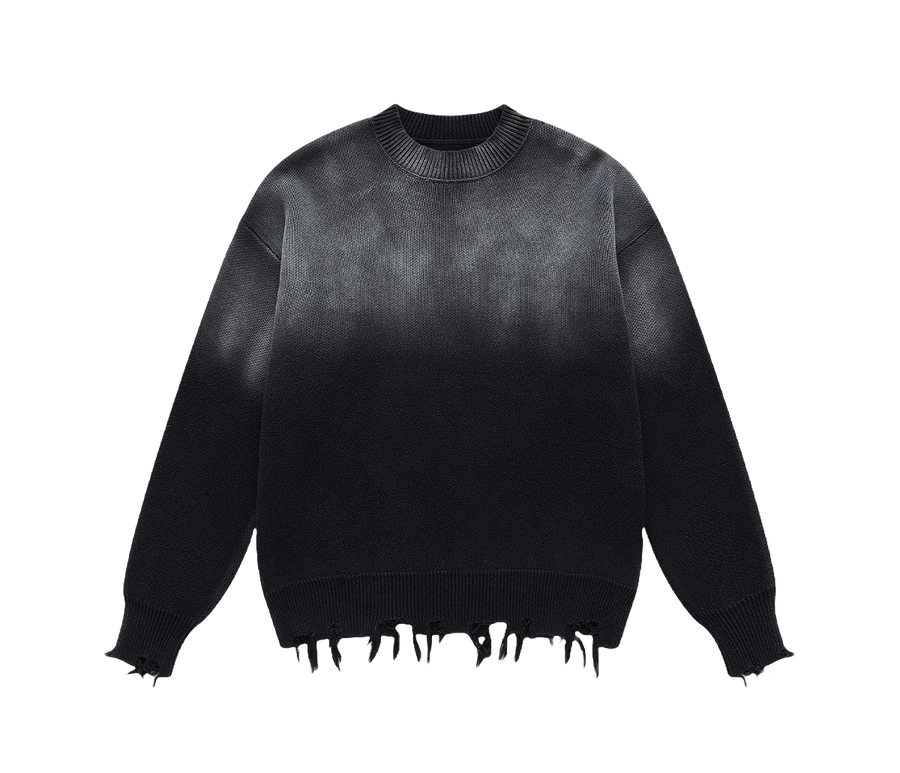 Ken – Distressed Sweater by Laceup Fashion