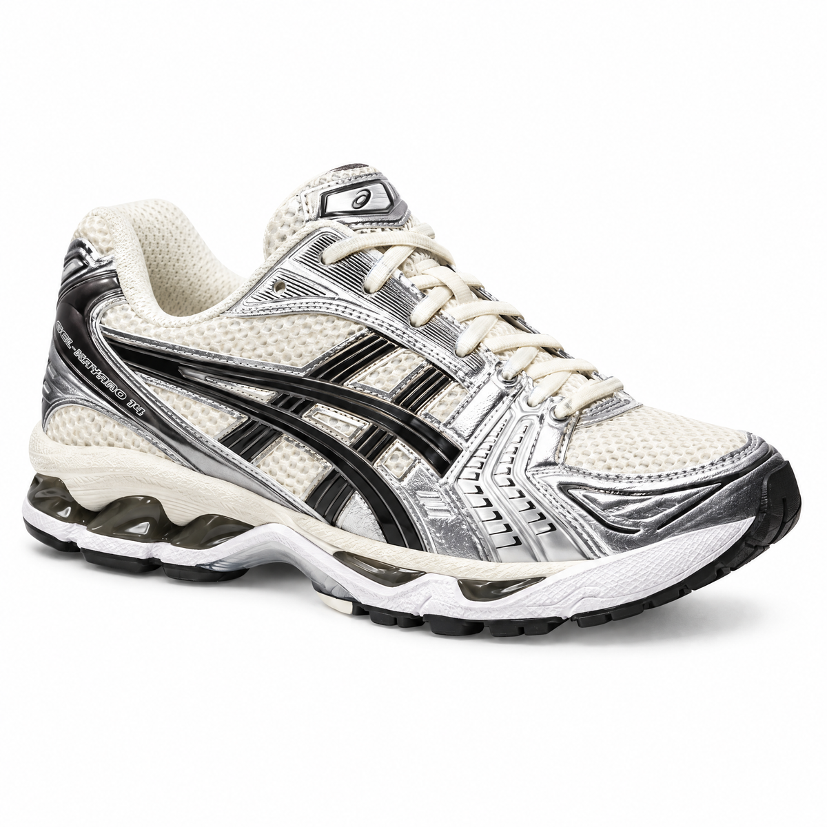 Asics Gel-Kayano 14 crème/zwart — ⚡ Snel in huis