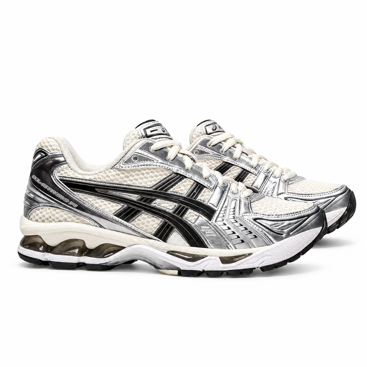 Asics Gel-Kayano 14 crème/zwart — ⚡ Snel in huis