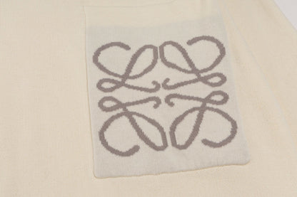 Loewe Anagram Sweater In Cotton Blend White – productfoto 5