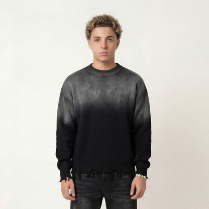 Ken – Distressed Sweater by Laceup Fashion