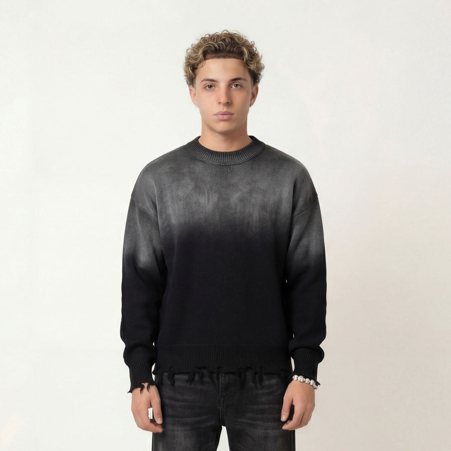 Ken – Distressed Sweater by Laceup Fashion