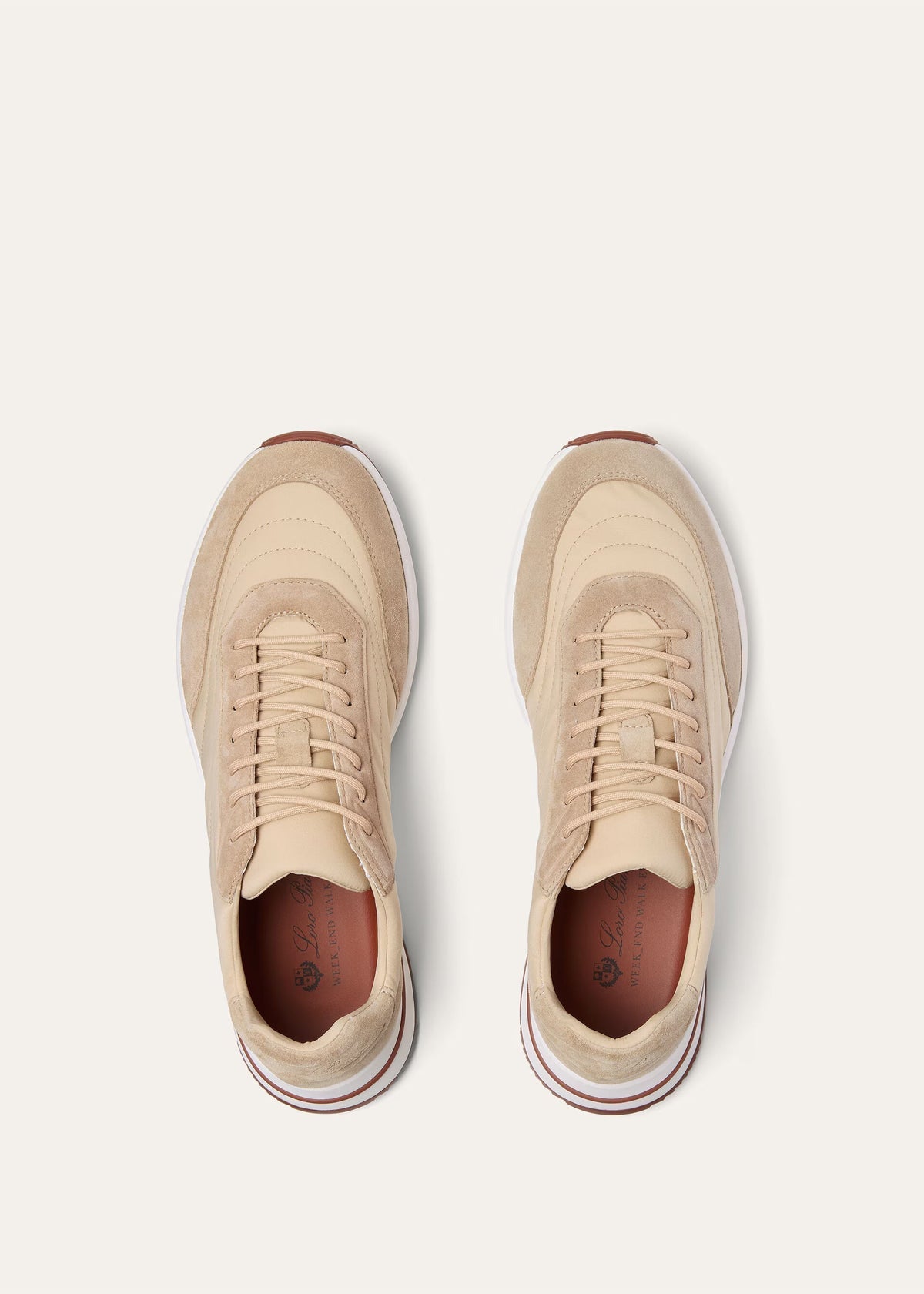 Loro Piana Week End Walk Sneaker Microfibre - Storm System – productfoto 16