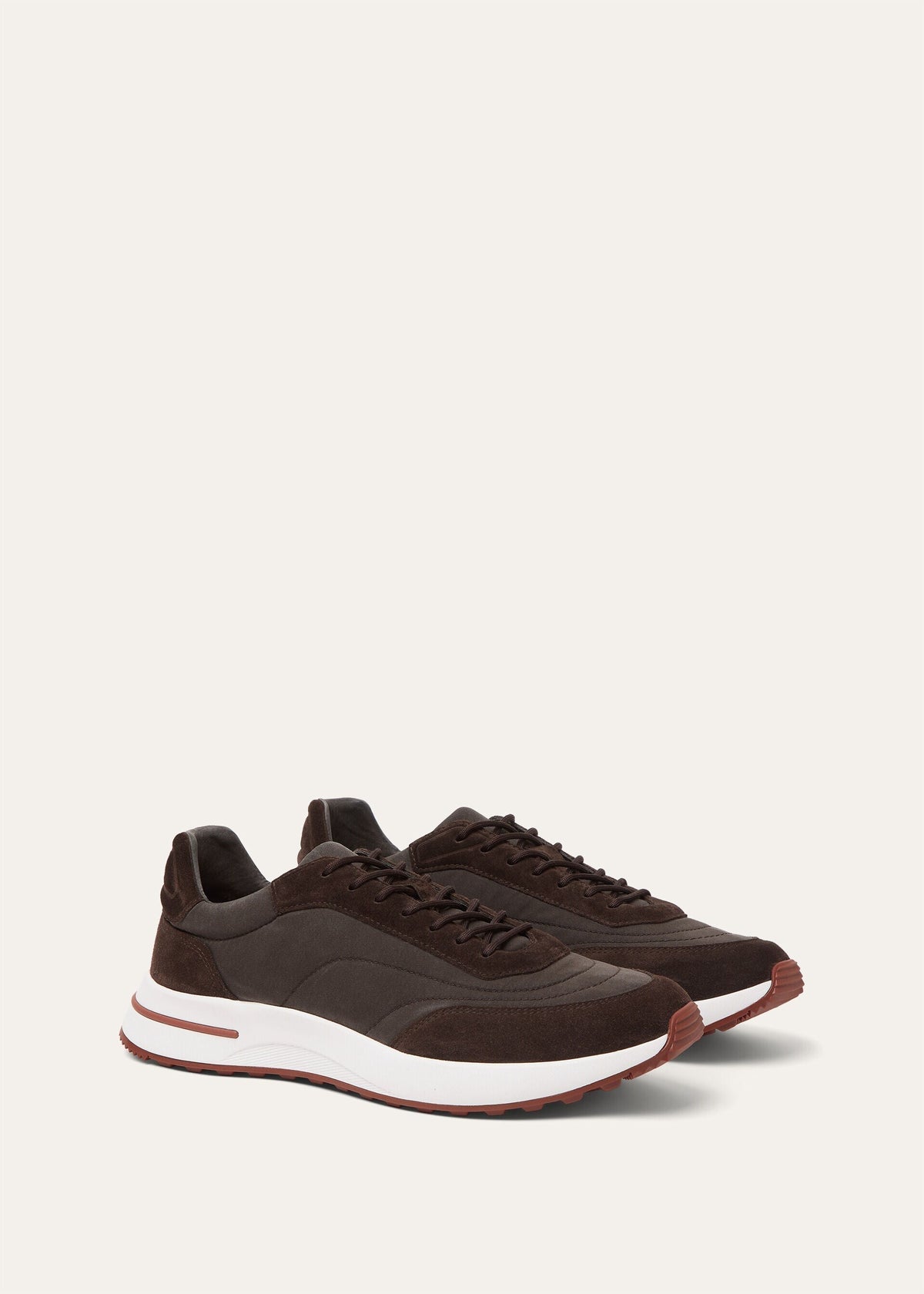 Loro Piana Week End Walk Sneaker Microfibre - Storm System – productfoto 3