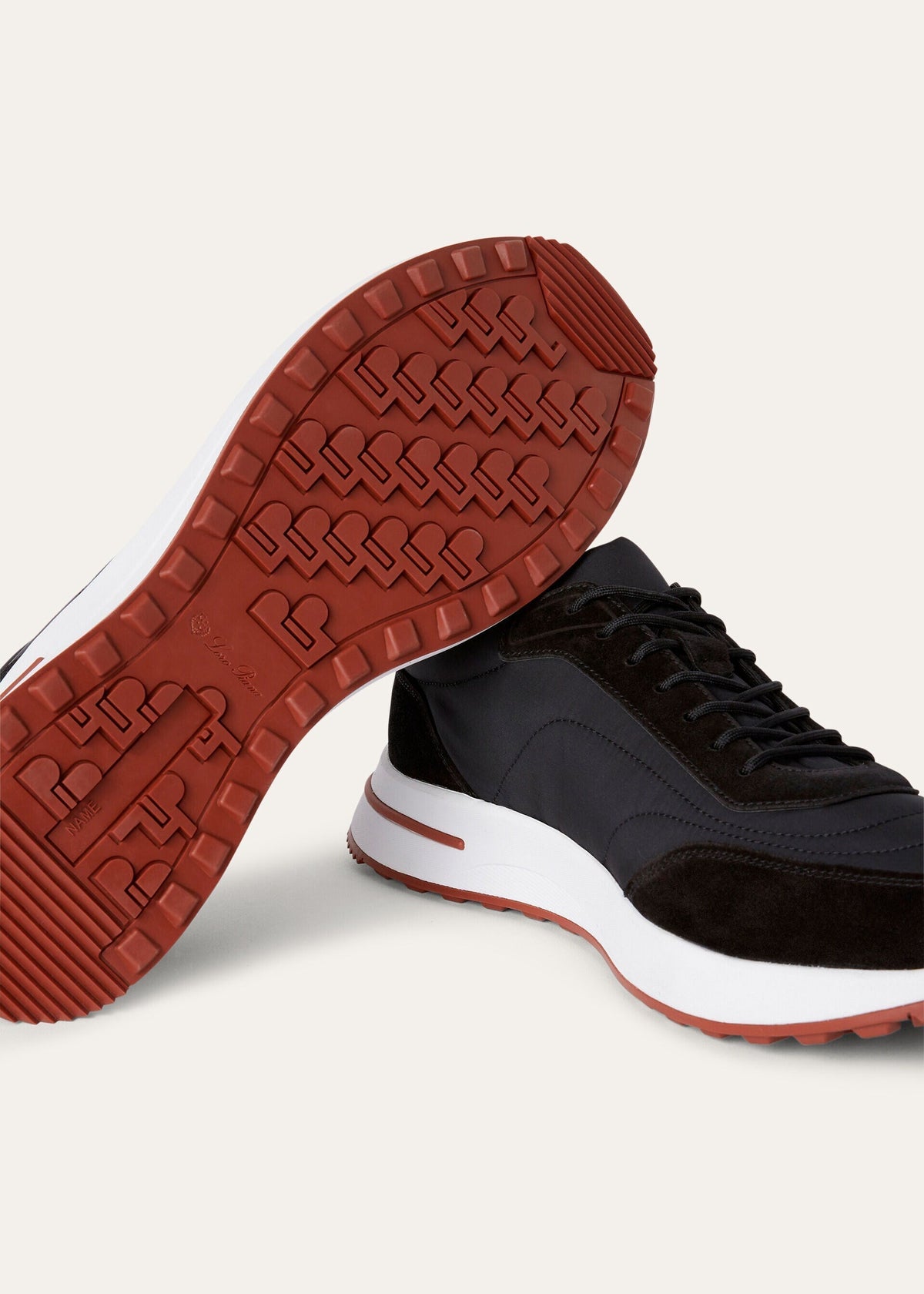 Loro Piana Week End Walk Sneaker Microfibre - Storm System – productfoto 10