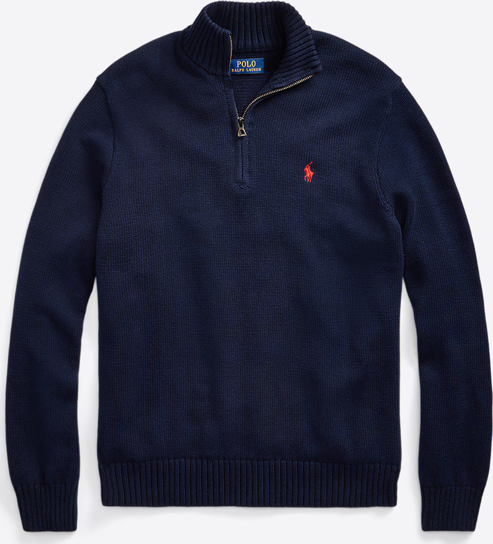 Ralph Lauren Half-Zip Sweater (Premium wol) – productfoto 1
